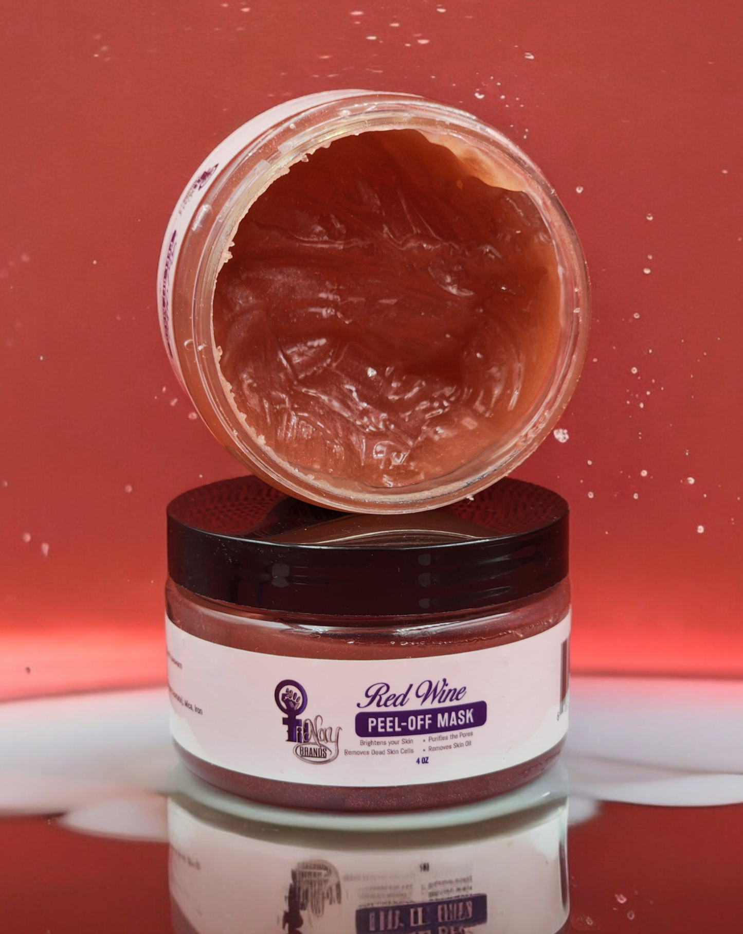Reverse aging and erase age spots with our Red Wine Peel-Off Mask. Like a glass of your favourite Pinot Noir, our peel-off mask is packed with antioxidants that reduce the appearance of wrinkles and lighten skin. If you are using this mask for skin-lightening, use daily to see significant results in just a couple weeks.